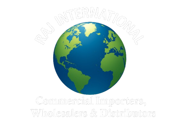 Raj International logo